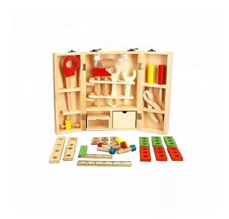 VALIJA DE HERRAMIENTAS DE MADERA