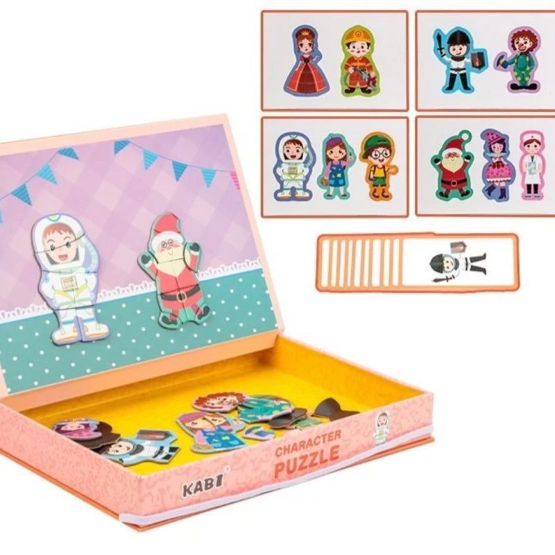 Puzzle magnético