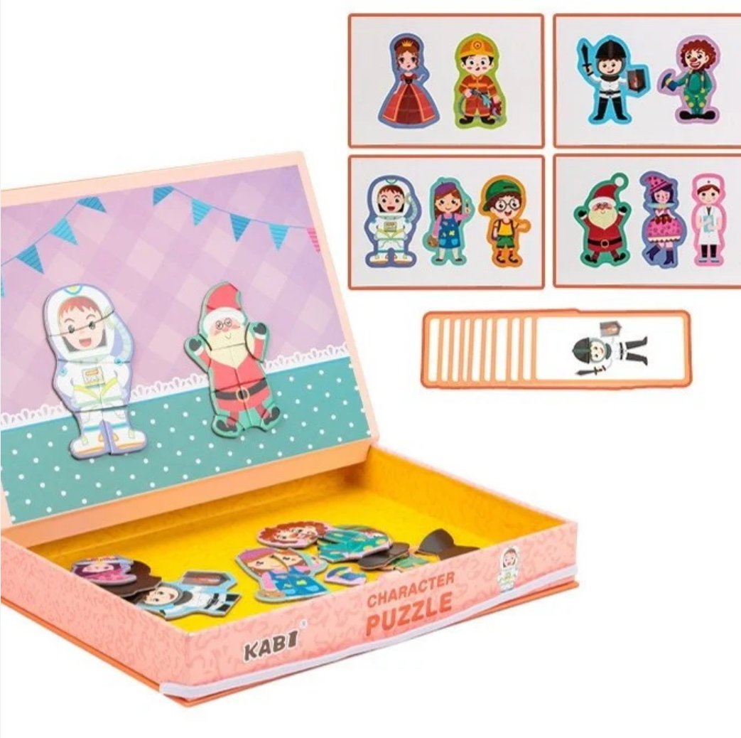 Puzzle magnético