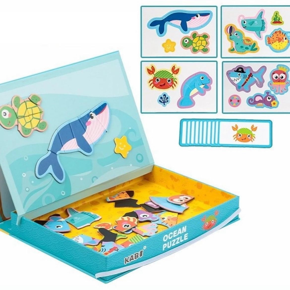 Puzzle magnético