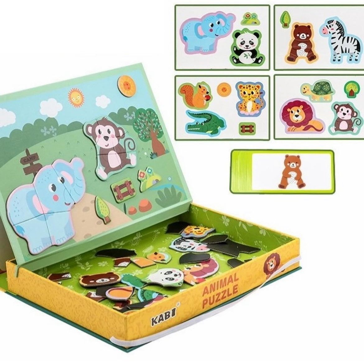 Puzzle magnético