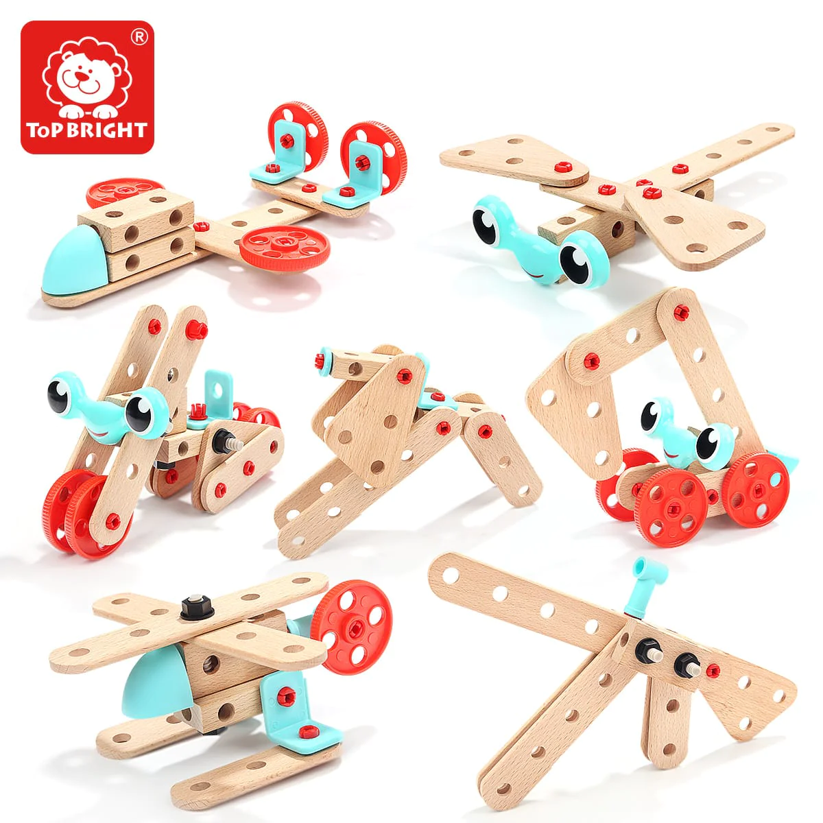 Set caja de herramientas construcción