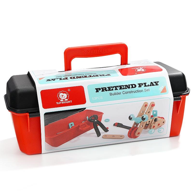Set caja de herramientas construcción