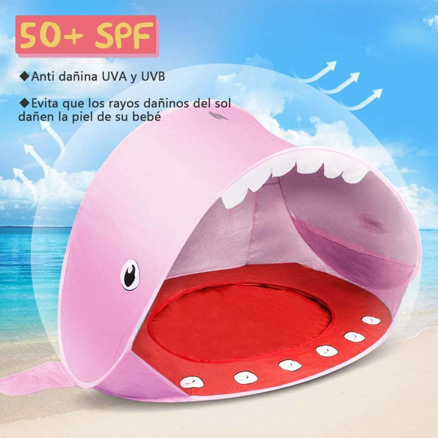 Carpa de playa para bebés
