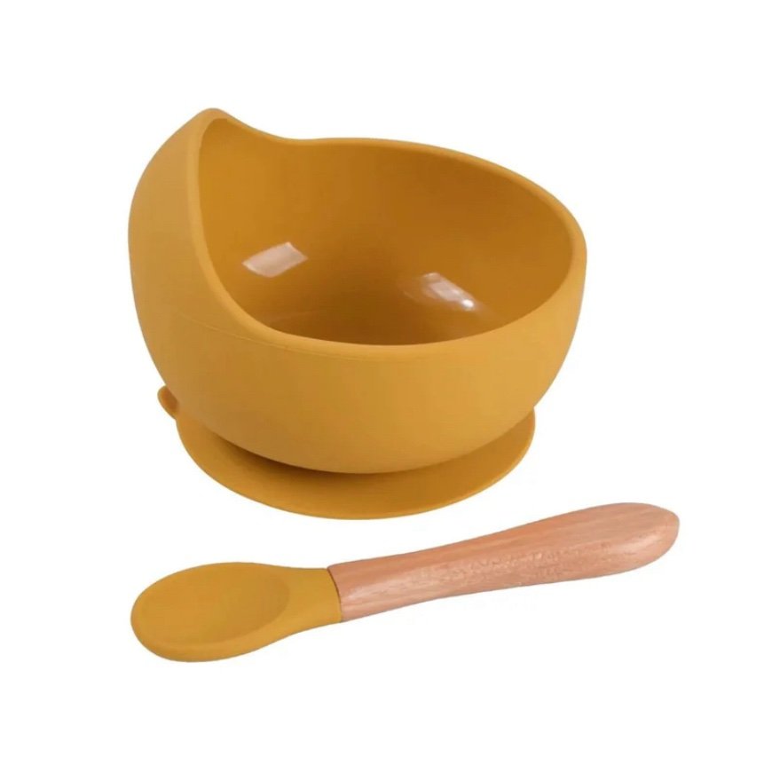 Bowl de silicona con cuchara
