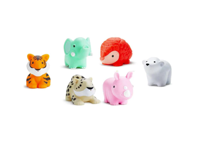 Animalitos para baño selva x6