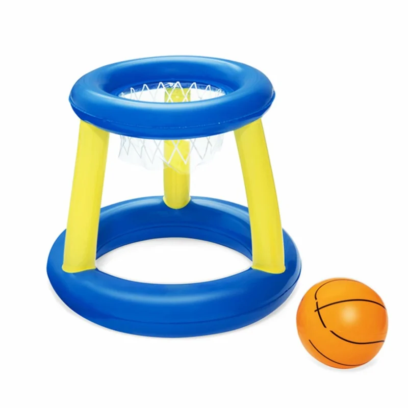 Set Juegos Piscina Aro Basket + Pelota