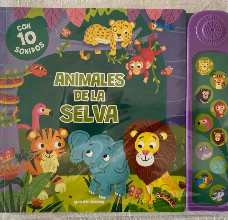 ANIMALES DE LA SELVA - 10 SONIDOS