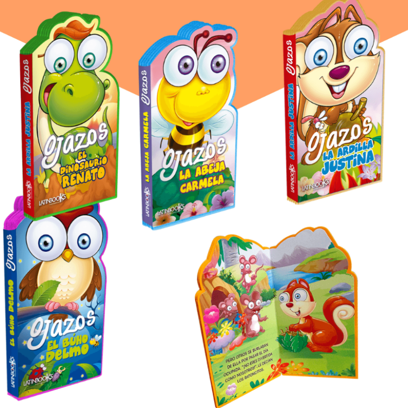 OJAZOS - LIBROS GOMA EVA