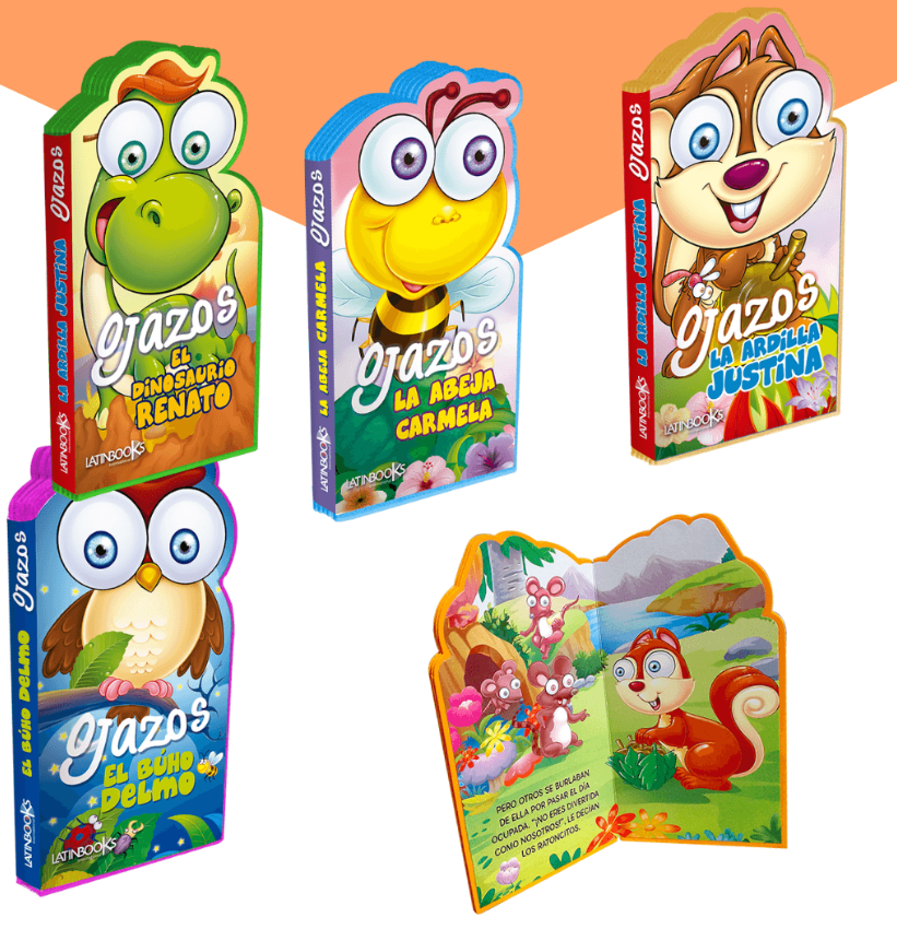 OJAZOS - LIBROS GOMA EVA