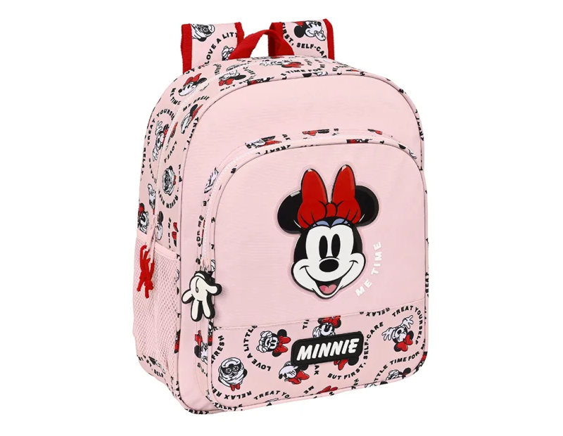 Mochila Safta Minnie Mouse Rosa-Rojo