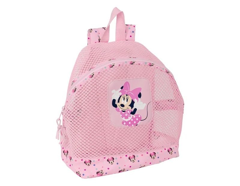 Mochila anti- arena Safta Minnie Mouse de espalda 24 cm