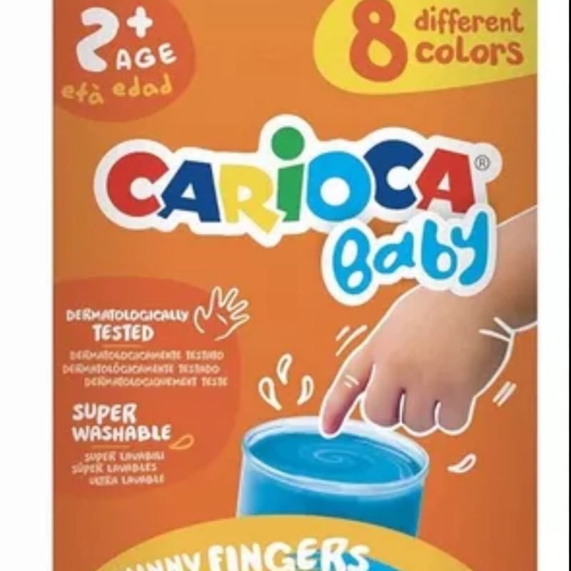 Pintura digital Carioca Baby Finger Caja x 8 colores