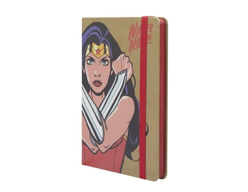 Cuaderno Mooving Wonder Woman rayado A5