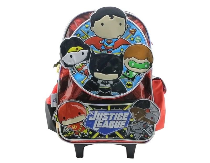 Mochila Liga de la Justicia con carro LJ319 40,6 cm